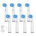 Electric Toothbrush Replacement Heads 8 Pack Compatible with Oral B Braun Electric Toothbrush Replacement Heads Adult Sensitive Types Clean Electric Toothbrush Head
