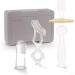 Haakaa Training Toothbrush Set - Soft Silicone Oral Care Kit for Babies Infants Toddlers & Kids in SUVA Grey - International Shipping Available - Buy Online on GoSupps.com