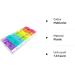 JFA Weekly Pill Box Organizer for Medicines & Vitamins | 7-Day Reminder, 2 Compartments per Day, Multicolor | 1 Count - Buy Online on GoSupps.com