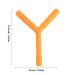 NUOBESTY Y Shape Silicone Teether Toy | BPA-Free Teething Toy with Granule for Babies - Buy Online on GoSupps.com