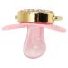 Buy BPA-Free Silicone Bling Baby Pacifier with Clips for 6-18 Months - Soft & Lightweight (Pink) | International Shipping Available - Buy Online on GoSupps.com