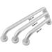 Grab Bar Shower Grab Rails Safety Non-slip Barrier-free Bathroom Handrail Bathtub Toilet Bathroom Bathroom Handle (Size : 50CM) () - Buy Online on GoSupps.com