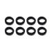 LEBQ 200 Mini Hair Bands for Girls & Babies - Soft Elastic Hair Ties in Black | Perfect for Kids' Hairstyles - Buy Online on GoSupps.com