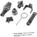 COOLHIYA 7pcs Pipe Cleaner Cleaning Tools Household Cleaner toliet Bowl Cleaner Toilet Parts Coil Springs Practical Toilet Cleaners to Rotate Manganese Steel Drainage Floor Drain - Buy Online on GoSupps.com