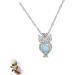 FOYTOKI Necklaces Owl Head Pendant Hollow Pendant Owl Necklace Jewelry Accessories Multicolor - Buy Online on GoSupps.com