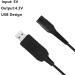 4.3V Charger Cable for Philips Norelco OneBlade Razor | USB Replacement Power Cord for Electric Shavers - Compatible with A00390 QP2520/90/70 RQ320 RQ328 RQ330 RQ331 | Accessories 1 Count - Buy Online on GoSupps.com