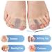 Toe Spacer Gel Separators Bunion Corrector for Overlapping Toe - Pain Relief (2pcs) - Buy Online on GoSupps.com