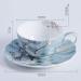 Elegant Ceramic Coffee Cup and Saucer Timpani Lunch Cup Home Kitchen Office 200 ml - Buy Online on GoSupps.com