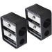 Dual-Pencil Sharpener Professional Cosmetic Sharpener Double Holes for Eyebrow Lip Liner Eye Pencil School Office Supplies Convenient - Buy Online on GoSupps.com