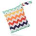 Jagowa Baby Wet Bag - Waterproof Washable Portable Diaper and Swimsuit Storage with Zipper (Wave Pattern)