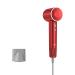 Laifen hair dryer retro series 200 million negative ions hairdryer travel made of 110 000 rpm brushless motor for quick drying high speed hair dryer with a magnetic nozzle (red)