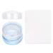 Stamper Seal Silicone Head Transfer Stamper for Silicone Nail Polish with Transparent Cap Stamping Tool Art Manicure(01)