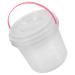Healeved Pp Plastic Containers Plastic Storage Bucket Sundries Storage Bucket 1 count (Pack of 1) Assorted Color