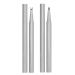 Double Tip Lower Eyelash Pencil Long Lasting Waterproof Liquid Eyeliner Two-Claw Bottom Lashes Pencil 0.01MM Waterproof Anti-Smudge (Brown+Black)