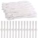 50 PCS Sewing Elastic Band with Adjustable Buckle and Soft Tailor Tape Measure Elastic String Bands for Sewing Face Cover DIY Crafts Handmade (White) White 50Pcs