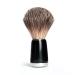 Benjamin Barber Classic Shaving Brush - Ebony with Steel Handle for a Smooth Gentle Shave | International Shipping Available - Buy Online on GoSupps.com