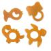 Green Woodpecker Bio-Bite Ring for Babies - Natural Rubber BPA Free Gum Massager Soft Teether Promotes Fine Motor Skills - Fish Design - Buy Online on GoSupps.com