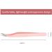 FADLASH Pink Dolphin-Shaped Fiber Tip Curved Eyelash Extension Tweezers - Professional Lash Tool - Buy Online on GoSupps.com