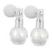 Balacoo 6 Pcs Spray Glitter Makeup Highlighter Glass Perfume Makeup Powder Spray Tool Makeup Tools Round Whitex3pcs 7.5x6cmx3pcs