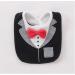 FEIFEI'S BOW 2PCS Baby Kids Bibs Set - Gentleman Bow Design - Cotton Feeding Apron for Boys - Buy Online on GoSupps.com