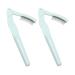 FRCOLOR 2pcs Eyelash Comb Tools Mascara Eyelash Shaping Comb Eyelash Grooming Tool Eyelashes Beauty Comb Makeup Supply Makeup Tool Eyebrow Definer Eyelash Definer Abs Travel Modify Brush