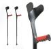 BigAlex Forearm Crutches (Black) - Lightweight & Adjustable for Comfort - Non Skid Rubber Tips - 2 Pcs - Buy Online on GoSupps.com