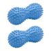 Peanut ball spiky massage ball hand foot massage plantar fasciitis ball foot massage device roller massage ball for back deep fabric muscles relax 2 pieces