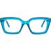 MMOWW Oversized Anti Blue Light Reading Glasses for Women - Square Frame, Transparent Blue 1.0 - Buy Online on GoSupps.com