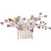 New 2025 Wedding Hair Accessories Flower Hair Clips Hairpin Crystal Headdress For Women Faux Pearl Barrettes Hair Combs Hair Decor Jewelry Fashion Accessories Creative Gift - Buy Online on GoSupps.com