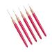 Dewedrt 5PCS 7/9/11/15/25mm Nail Liner Brush Set UV Gel Nail Brushes Kits French Stripe Line Painting Drawing Flower Pen Tools Easy to Use C