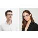 Eyeurl 2-Pack Reading Glasses for Men & Women - Anti-Blue Light Spring Hinge Rectangular Design Lightweight 1.25x Magnification - Buy Online on GoSupps.com
