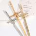 3 Pack Metal Sword Hair Sticks - Witch Accessories for Women Hair Buns - Vintage Handmade Chopsticks - Stick Pattern 1 - Buy Online on GoSupps.com