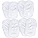 Mobestech 16 Pairs Self-Adhesive Silicone Heel Pads - U-Shaped High Heel Inserts for Women - Comfort Grip Shoe Pads for Formal Wear & Exercise - Buy Online on GoSupps.com