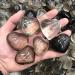 4pc 40mm Natural Crystal Stones Heart Smoky Quartz Carved Ornaments Ornaments Chakra Reiki Balancing - Buy Online on GoSupps.com