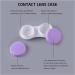 6-Piece Contact Lens Case Set with Integrated Mirror - Durable Storage Containers for Safe Lens Protection - Buy Online on GoSupps.com