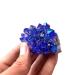 Room Decoration Natural Quartz Crystal Cluster Titanium Bismuth Electroplated Blue Stone Specimen Home Decoration Gift (Color : 120g)