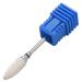 grounds White Ceramic Flame Bit for Hard Gel & Acrylic Nail Art Electric Manicure Drill BT005-M