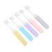 Tovinanna 5st collapsible toothbrush oral mini toothbrush practical travel toothbrush daily toothbrush hand toothbrush drinkable travel toothbrush portable bristles plastic travel
