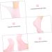 Beavorty 2 Pairs Sock Spa Soften Moisturizing Foot Silicone Gel Foot Stocking Skin Soles Moisturing Foot Moisturizing Heel Sleeves Humidor Gel Pink Sole Pad Sebs Moisturize Women's - Buy Online on GoSupps.com
