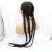 Rainahair Braided Top Wig for Black Women - 4x Shot Braids Black Color Heat-Resistant Fiber 81.3 cm - Perfect for Drag Queens - Buy Online on GoSupps.com