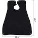 Beard Shaving Bib for Men Mustache Care & Hair Catcher Professional Hair Clippings Catcher Waterproof Grooming Cape Apron Non-Stick Beard Trimming Bib with 2 Suction Cups Black - Buy Online on GoSupps.com