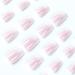 GORS French Ombre Square Press-On Nails | 24pc Set with Jelly Glue | Reusable Acrylic False Nails - Buy Online on GoSupps.com
