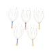 Frcolor 5st Head scratches hairstimulator for the growth under 5 hand massager massage mat full -body massage tool scalp massager scalp scratch filler medium as shown