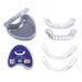 Flipped warm 2 pairs of artificial teeth dentures teeth for plug in temporary dentures at the top and bottom veneers of naturally denture veneers teeth brightening dentures