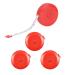 4 Pack Soft Retractable Measuring Tape 60-Inch 150cm red Double Scale Measurement Tape for Body Measuring Sewing Tailor Cloth Knitting Home Craft Measurements 4 Pack (red)