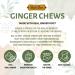 Bali's Best Ginger Chews - Zesty Lemon Flavor (1lb Jar) | 100% Real Ginger Candies - Sweet & Spicy Snacks for Sharing & Gifting - Buy Online on GoSupps.com