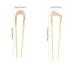 6 Pack Metal U Shape Hair Fork Sticks - Hair Bun Chignon Wedding Pins for Women & Girls - Buy Online on GoSupps.com