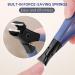 Nail Clippers Heavy Duty Stainless Steel Toenail Clippers with Fingernail File Suitable for Thick Fingernails and Toenails Professional Nail Trimming Tools (Blue) - Buy Online on GoSupps.com