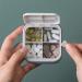Portable Pink Pill Box Organizer | BPA Free Vitamin & Supplement Holder for Travel Gym & Office - Buy Online on GoSupps.com