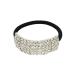 Xiwstar Fashion Bling Crystal Rhinestone Hair Ties Hair Bands Hair Ropes Hair Elastics Hair Circles Scrunchies Hair Accessories Headband for Women Girls (Silver)